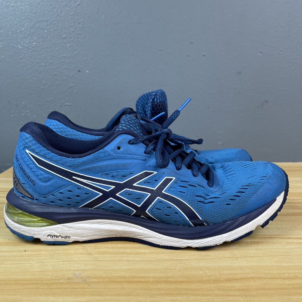 ASICS GEL-Cumulus 20 Men's Running Shoes Blue White Orange US 8.5 FlyteFoam